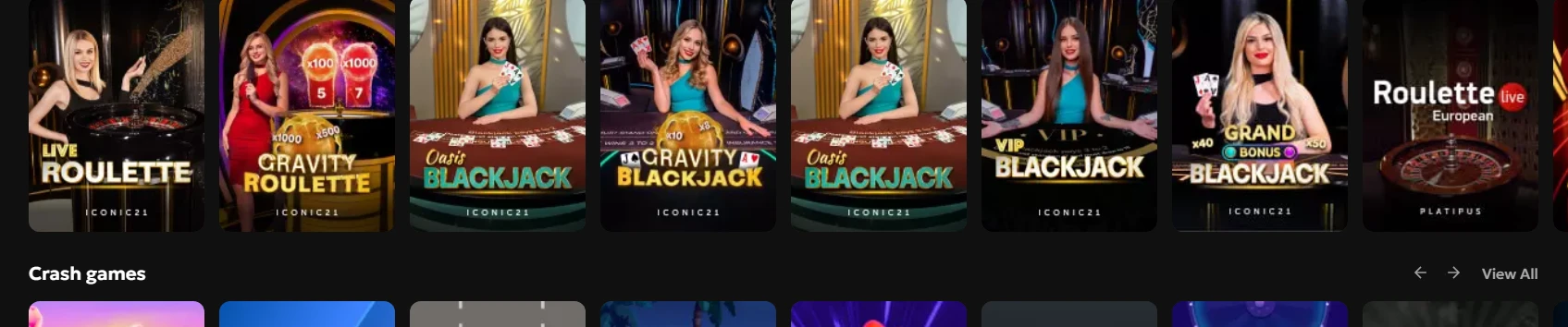 Ggxbet live casino tafelweergave met echte croupiers die verschillende spellen leiden